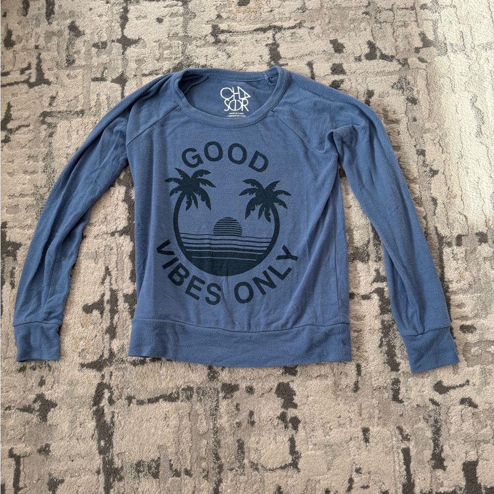 Chaser Blue Graphic Sweatshirt